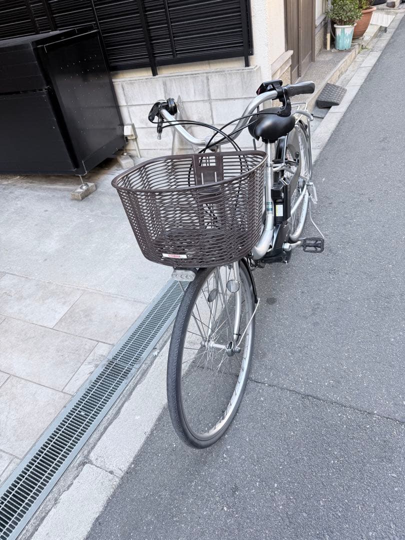 大阪府　ヤマハ　シティタイプ 電動アシスト自転車 アルミフレーム