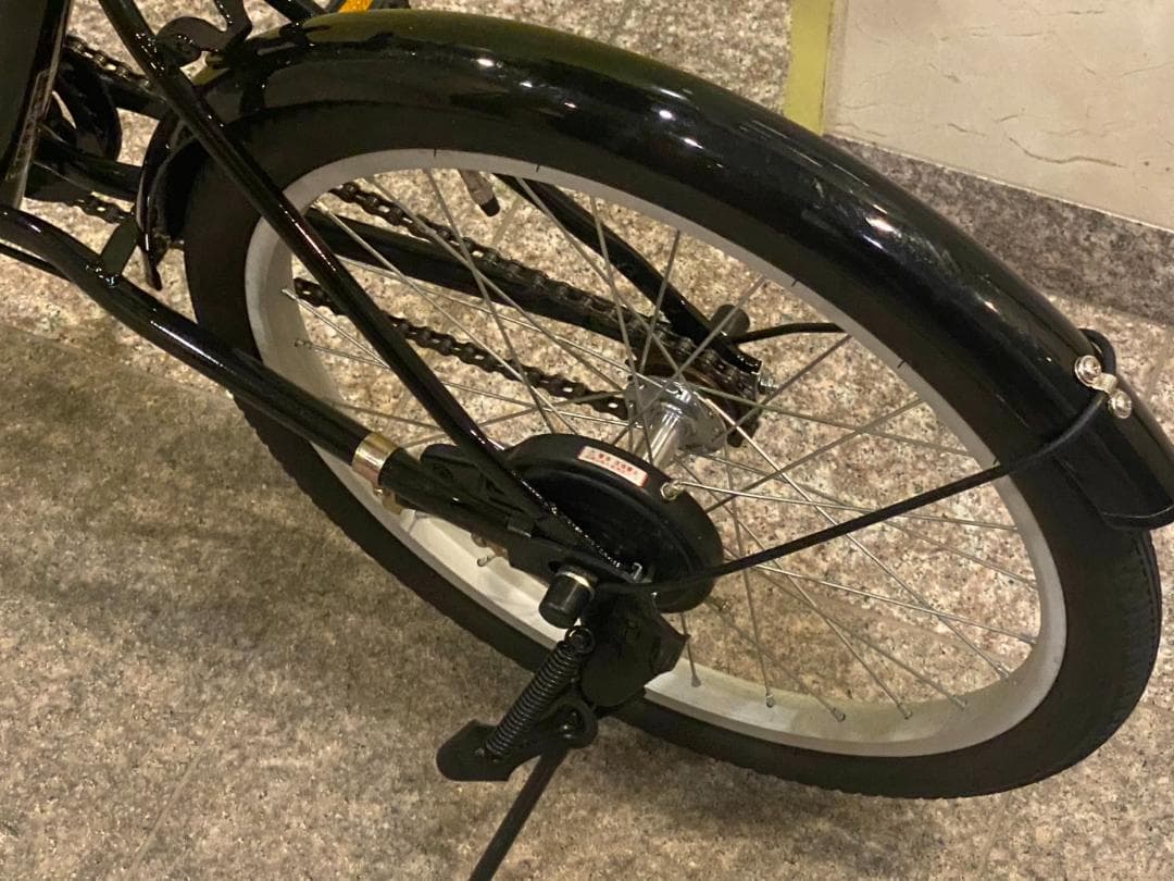 【船橋直接引渡のみ】　折りたたみ自転車 ブラック　20型　軽量　ミニベロ
