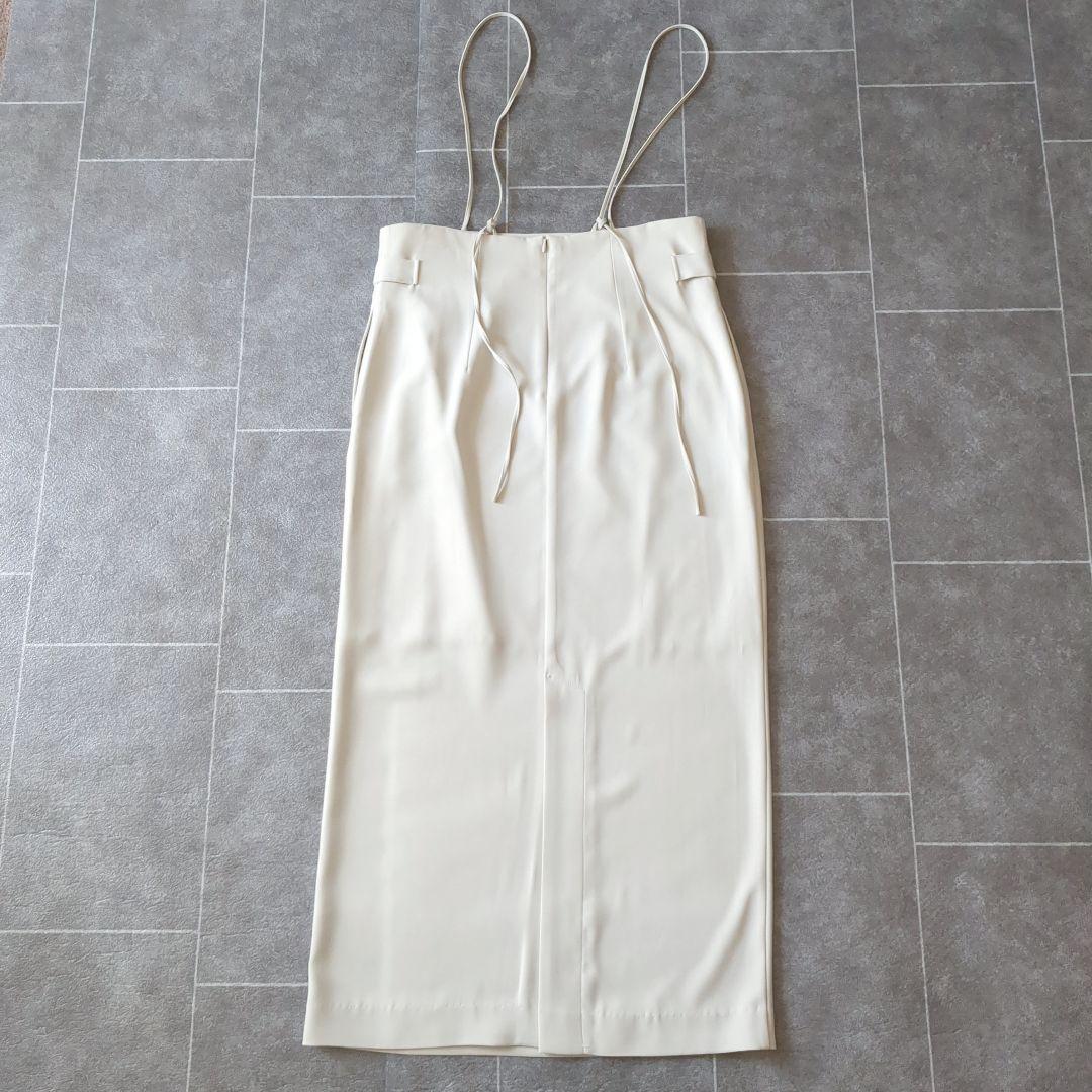 新品♥ビアズリー《LIVETART》トロミ２WAYスカート◆洗える　ベージュ