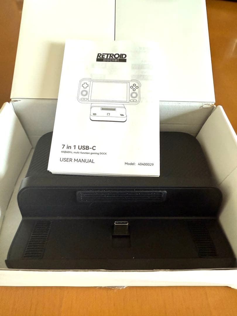 Retroid Pocket5 ブラック 純正ドック 128GB　ROCKNIX