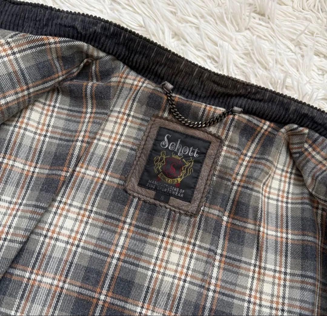 Schott クラシックレザーライダースジャケット　カウレザー　ヴィンテージ　S