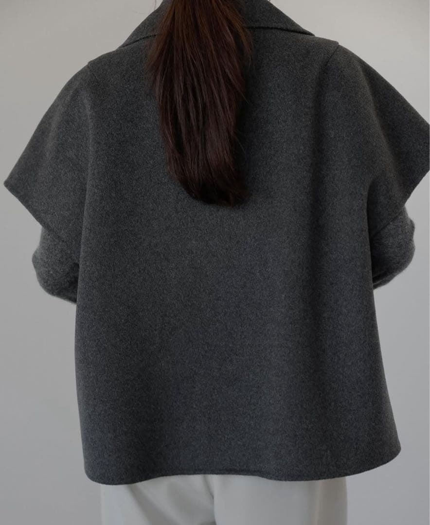 ナエ　Na.e Standard Wool Vest チャコール ウールベスト