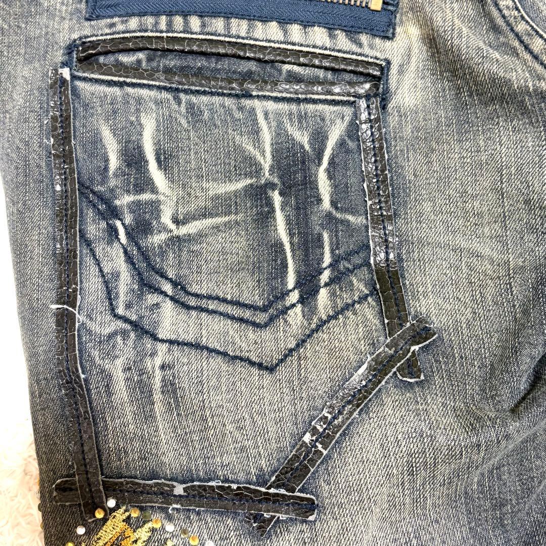 ✨美品✨ 00s トルネードマート Embroidery Flare Jeans