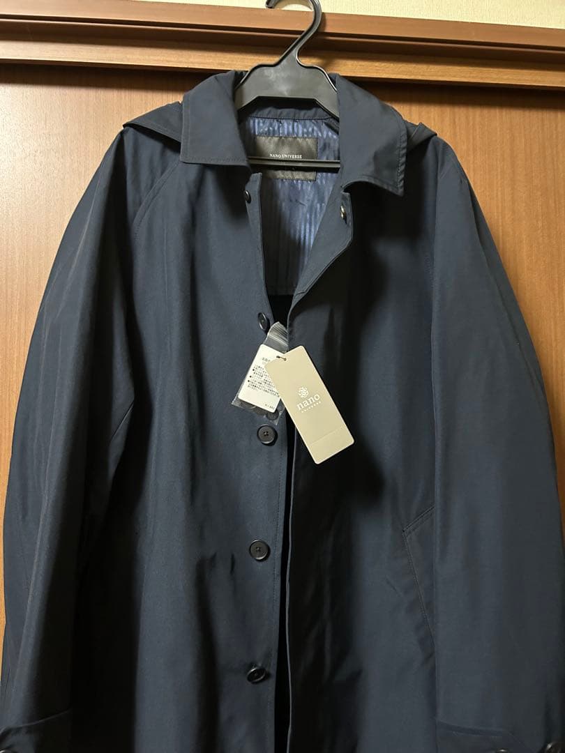 新品タグ付　ナノユニバース　ステンカラーコート