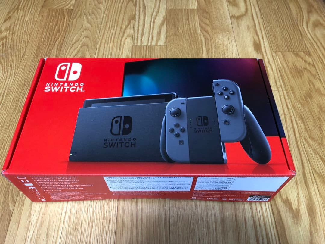 Nintendo Switch 本体 グレー 付属品全てあり　箱付き