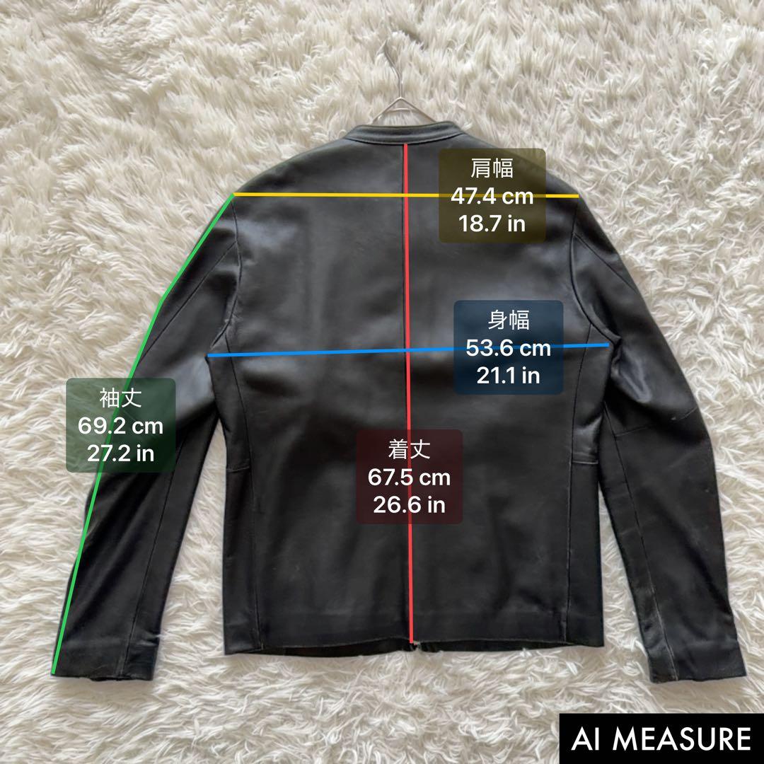 XLサイズ タケオキクチ レザー ブルゾン シングルライダース ブラック 黒