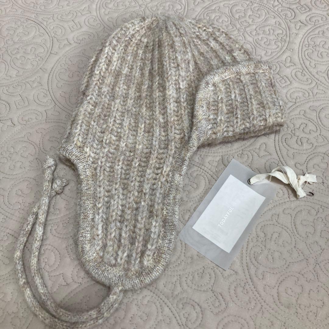 タグありTODAYFUL　Flight Knit Cap フライトニットキャップ
