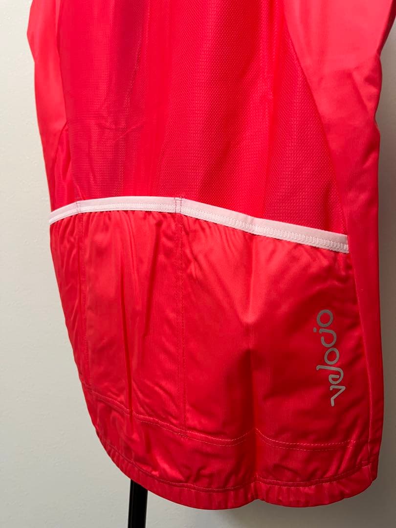 velocio サイクルベスト ジレ Mサイズ red レディース