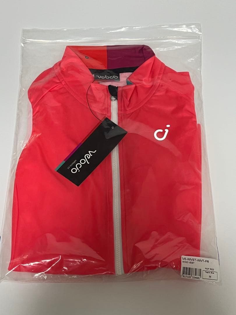 velocio サイクルベスト ジレ Mサイズ red レディース