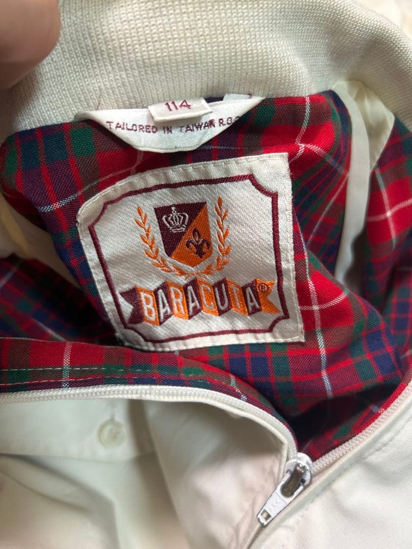 【希少80s】VINTAGE BARACUTA G9 アイボリー 38（M相当)