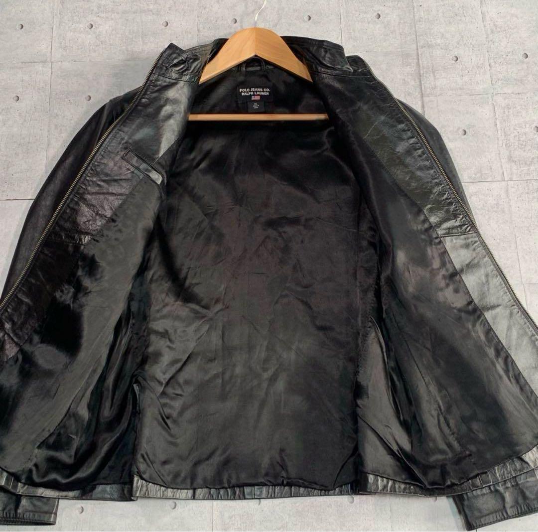 【希少サイズXL】RALPH LAURENT ラルフローレン シングルライダース