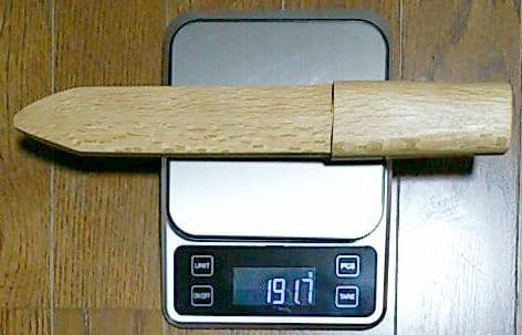 短剣型　木剣　宝剣　白樫製　高級品　トレーニングナイフ　密教法具　瞑想のお供に