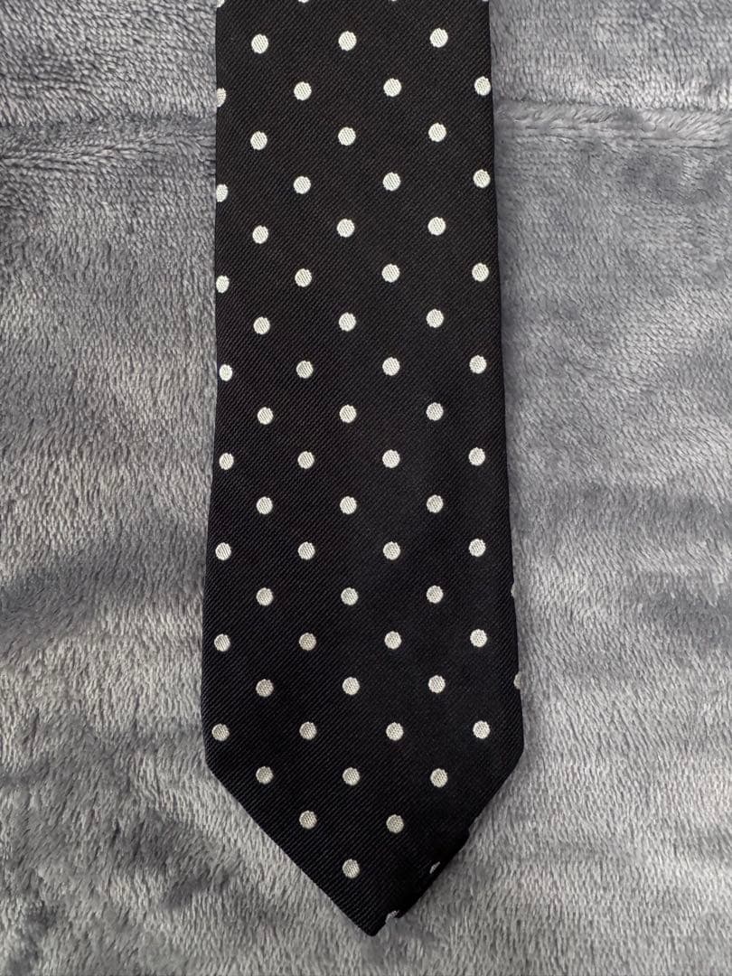 Dolce&Gabbana ナロータイ ブラック ドット 3回程着用 超美品