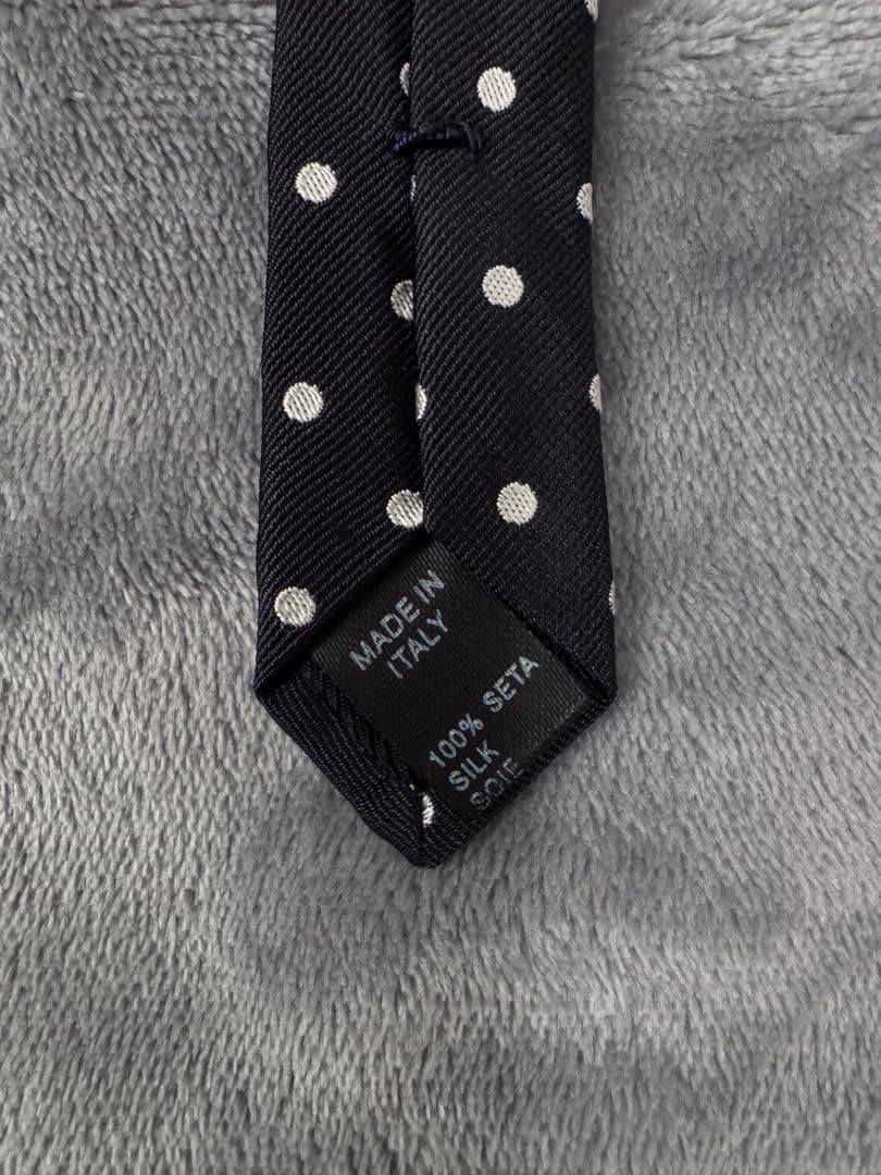 Dolce&Gabbana ナロータイ ブラック ドット 3回程着用 超美品