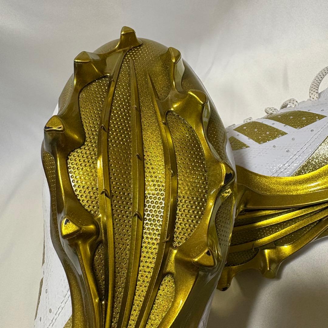Adizero Impact Cleats　WHT/GLD　27.5㎝　N