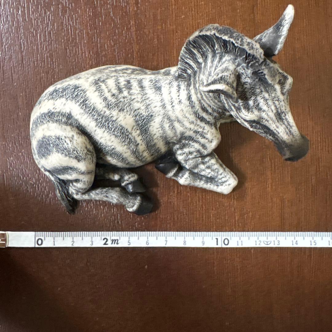 カスターニャ　 動物の置物セット 牛 シマウマ 馬