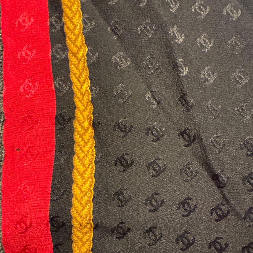 CHANEL シャネル ココマーク 大判 シルク スカーフ ストール イタリア製