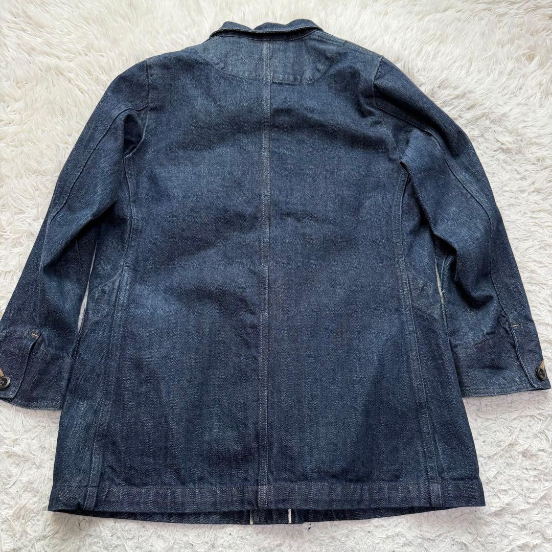 近年極美品　MHL マーガレットハウエル　デニムジャケット　gジャン インディゴ
