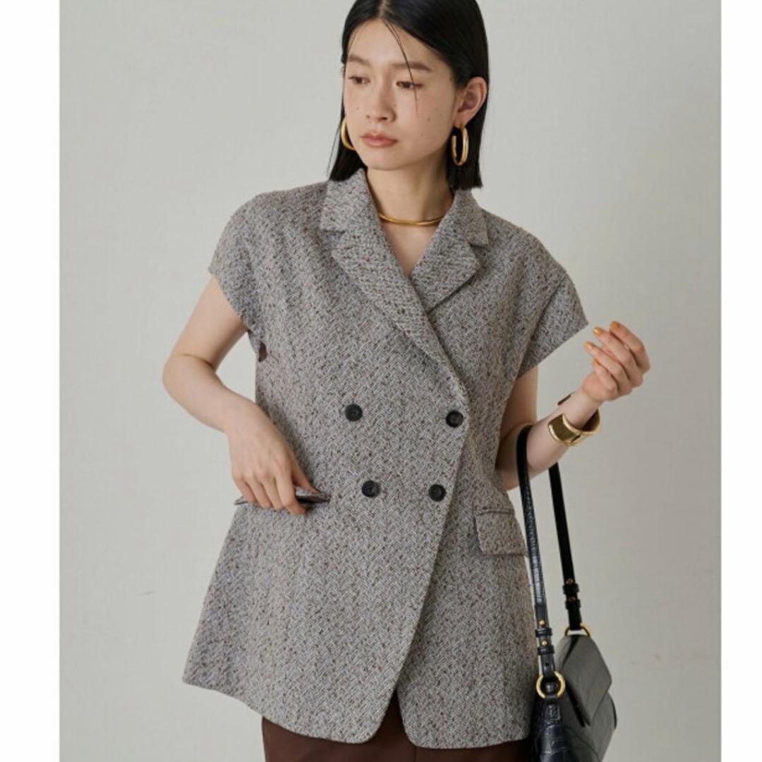 Loungedress キャップスリーブWジレ