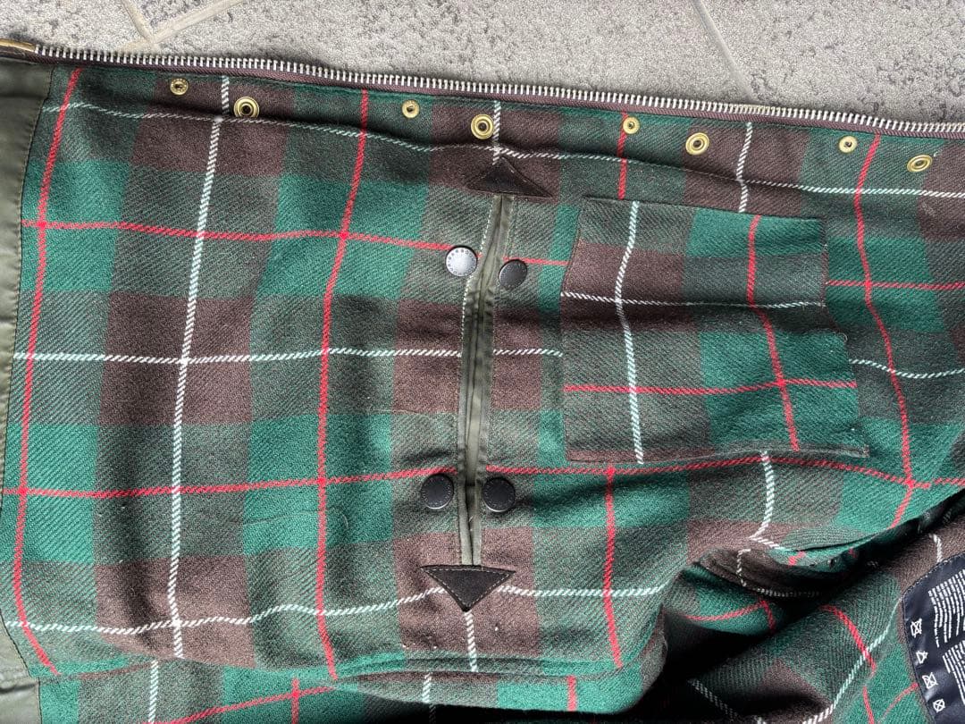 k*n様 美品　スリーワラント　Barbour　ノーザンブリア　オリーブ　C40