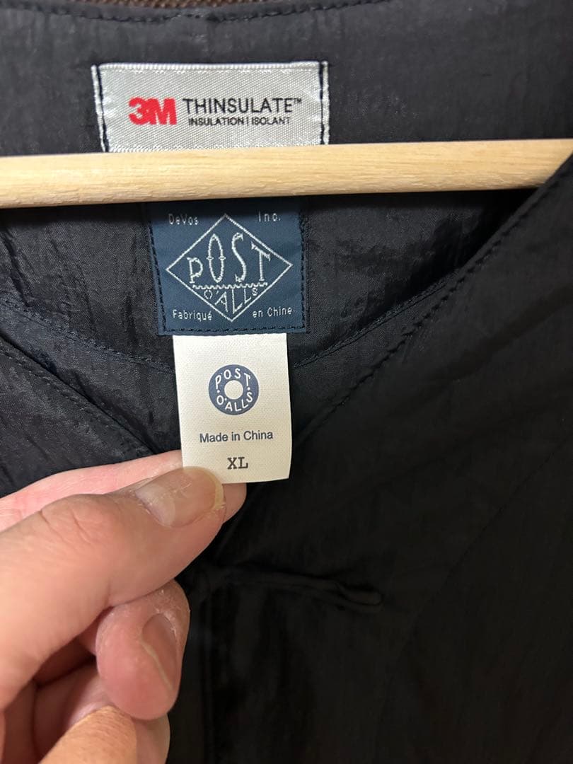 POST O'ALLS OVERALLS ポスト オーバーオールズ 中綿