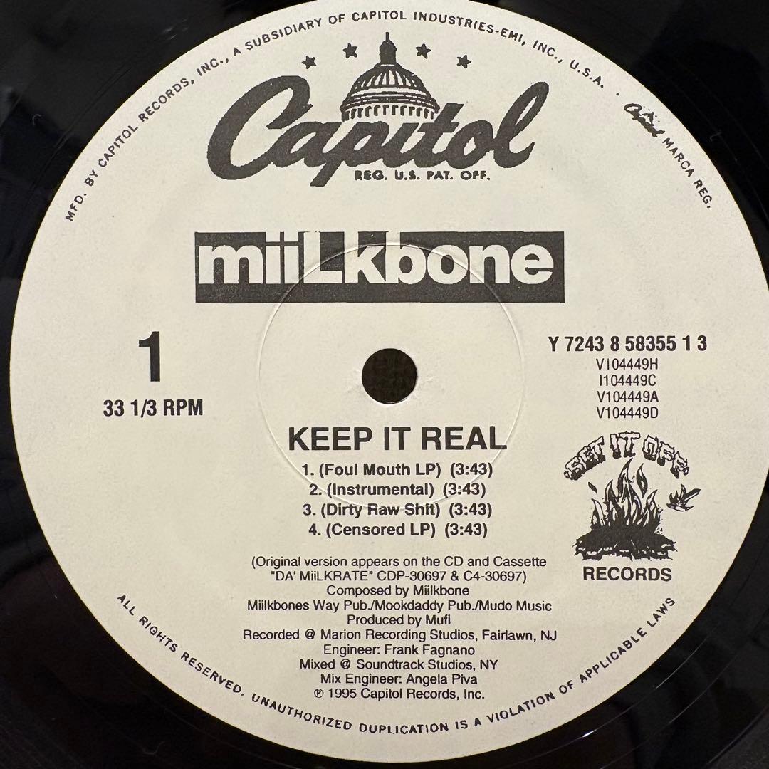 洋楽 milkbone / KEEP IT REAL