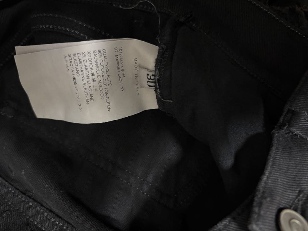【本日限定価格】alyx blackmeans デニム 30