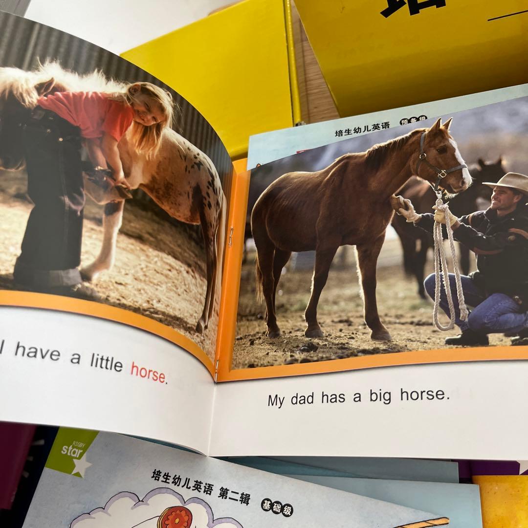 人気英語　Rigby Star 全レベル202冊　CD付き 箱付き