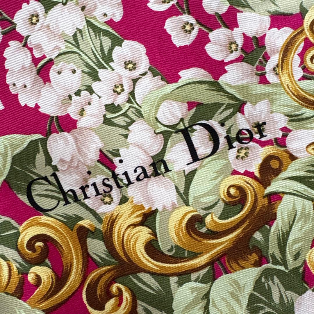 Christian Dior スカーフ　スズラン　水玉　クリスチャンディオール