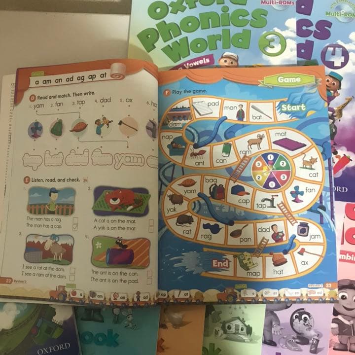 英語 教材  洋書 CD付き Oxford Phonics World 1-5