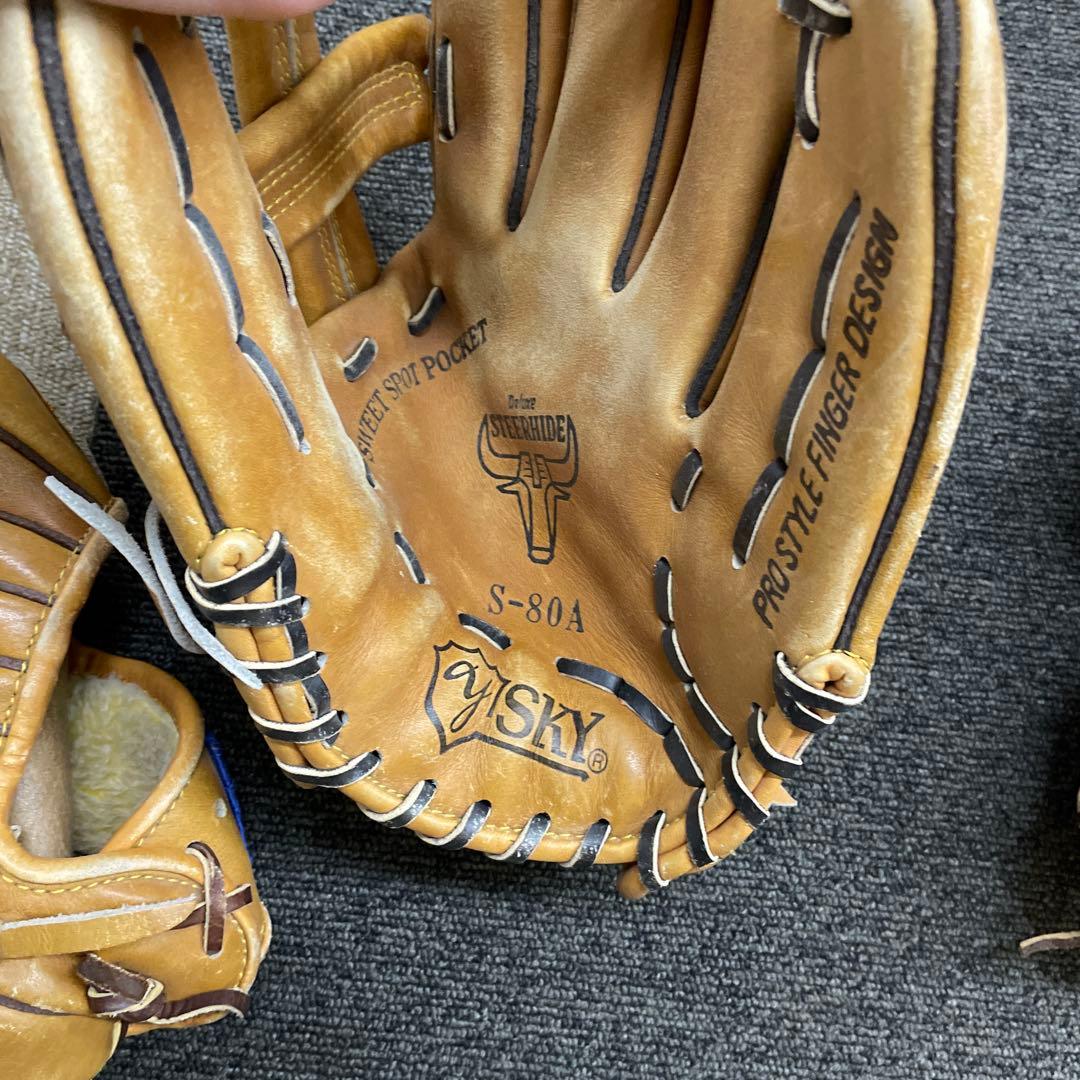 野球グローブ８個、キャッチーマスク２個 まとめ売り