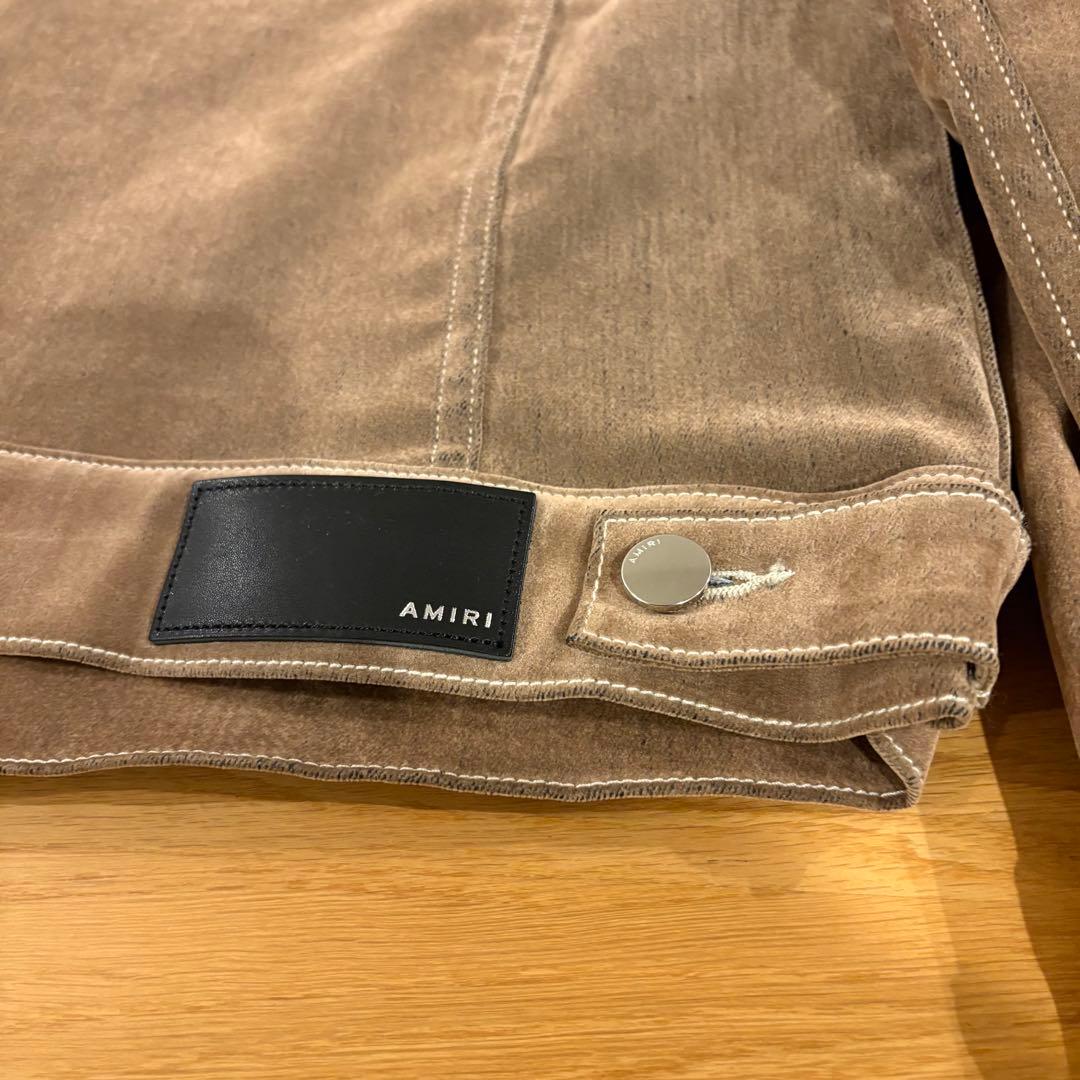 AMIRI アミリLOCKED MA TRUCKER ジャケットブラウン