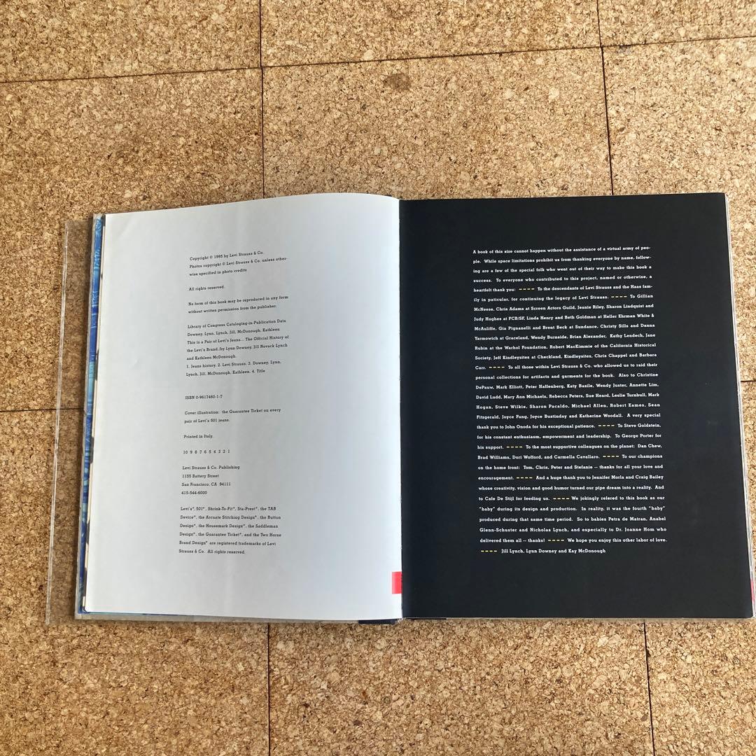 【希少洋書】Levi’s リーバイス　ヒストリーブック　Levi’s
