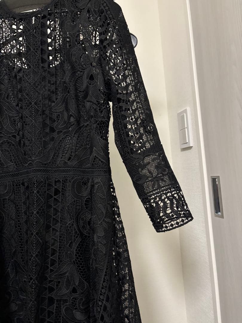 アメリヴィンテージ　UND CHEMICAL LACE FLARE DRESS