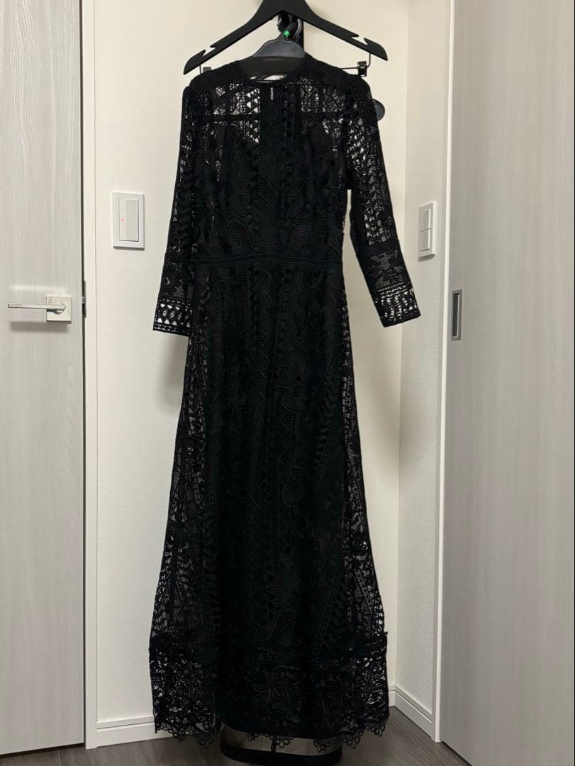 アメリヴィンテージ　UND CHEMICAL LACE FLARE DRESS