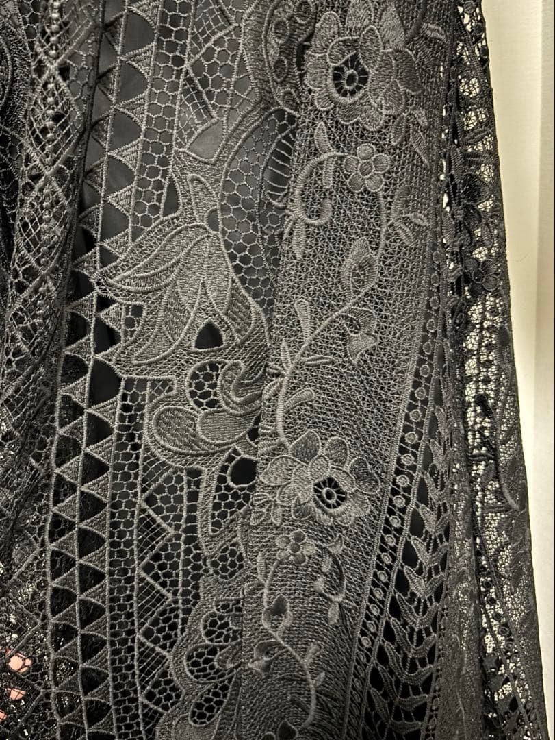 アメリヴィンテージ　UND CHEMICAL LACE FLARE DRESS