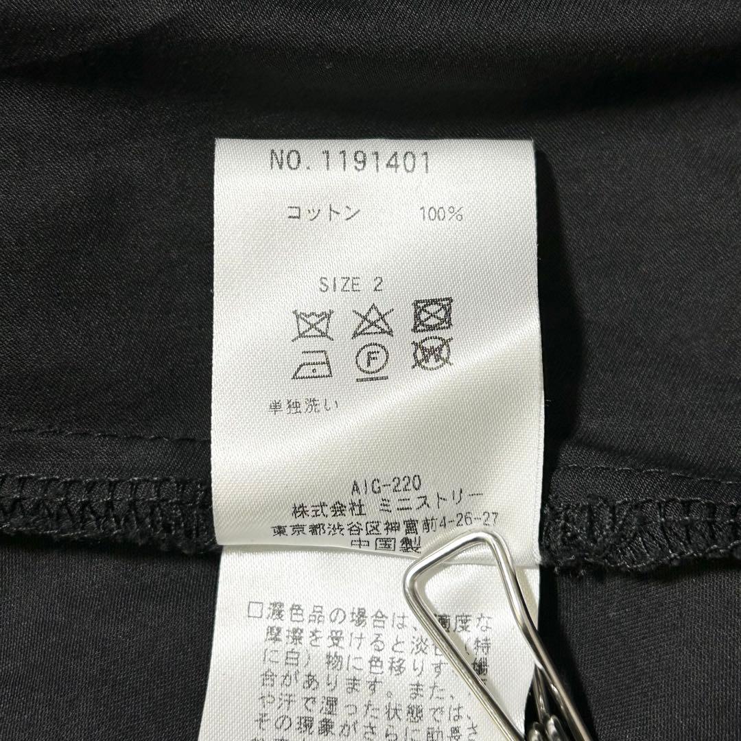 3211y美品 キャンディストリッパー ティアードシャツワンピース 黒 M