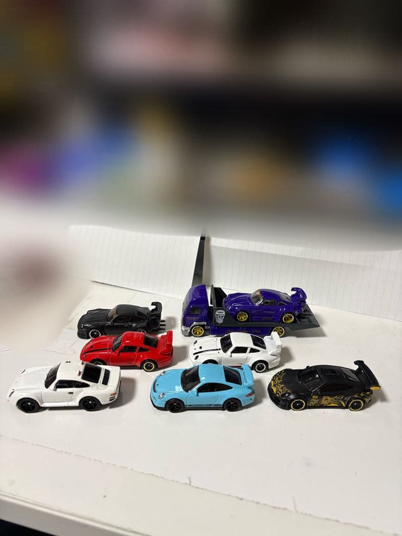 ホットウィールミニカー ポルシェ GT 8台セット&おまけ 2台