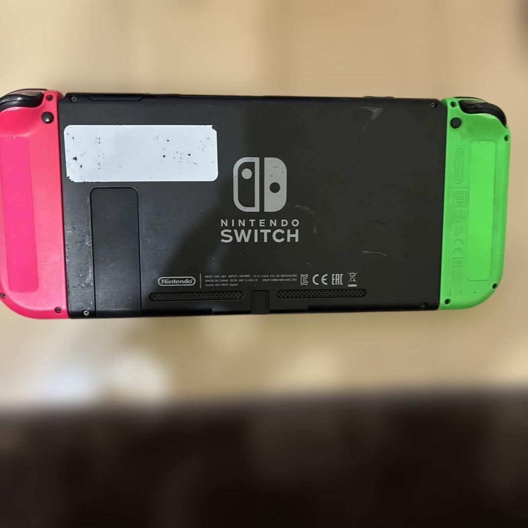 Nintendo Switch 本体 スプラトゥーンカラー　付属品あり