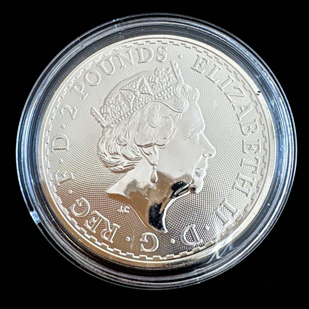 2021 ブリタニア 1オンス 銀貨 エリザベス 2世 新品 未使用 純銀