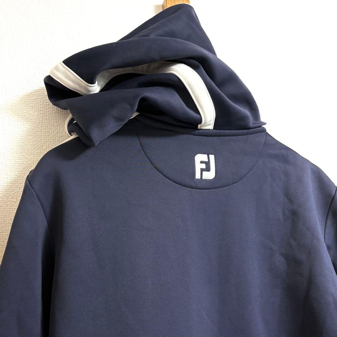Foot joy✨ストレッチジャージーフリースフーディー　ネイビー　M　ゴルフ