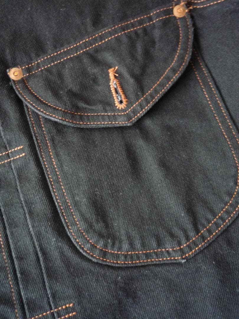 【新品】Lee リー ブラック デニムジャケット Gジャン 1st