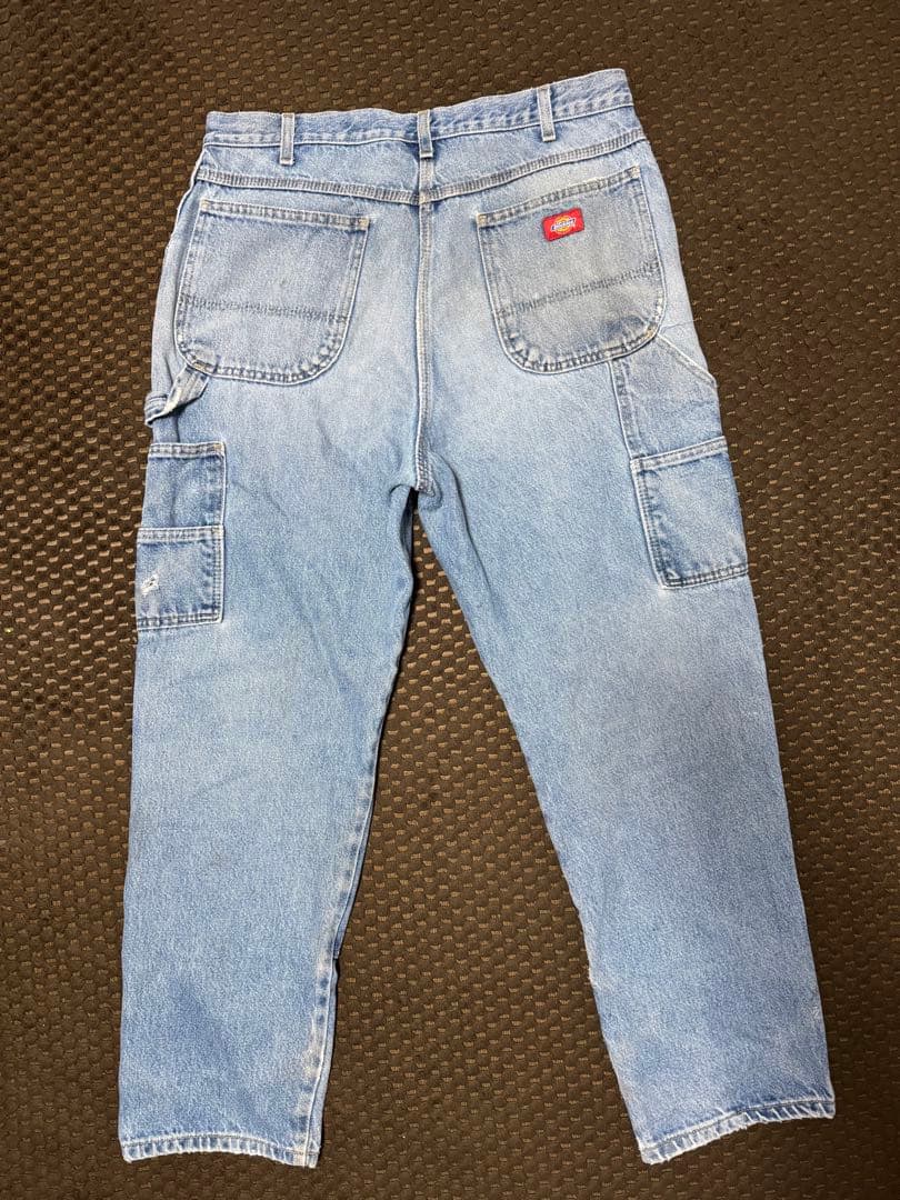 【中古】Dickies Denim Double Knee W36