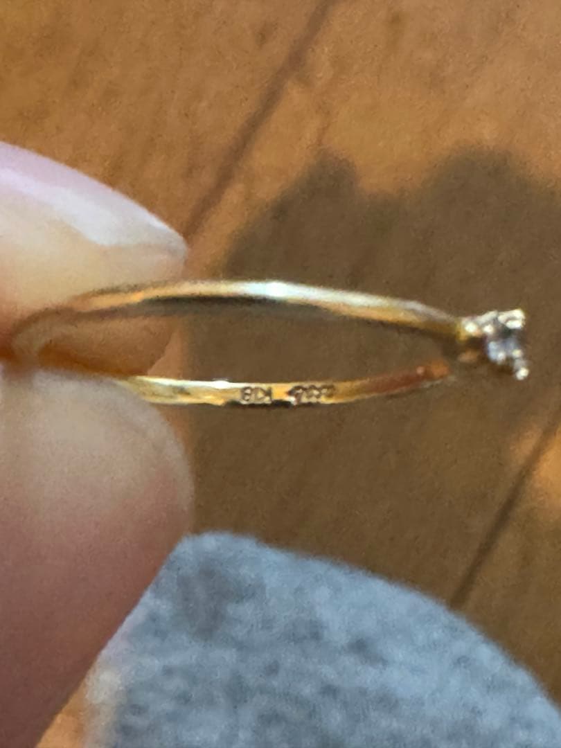 アーカー　ダイヤ　ピンキーリング　AHKAH 18K ダイヤモンド　5号