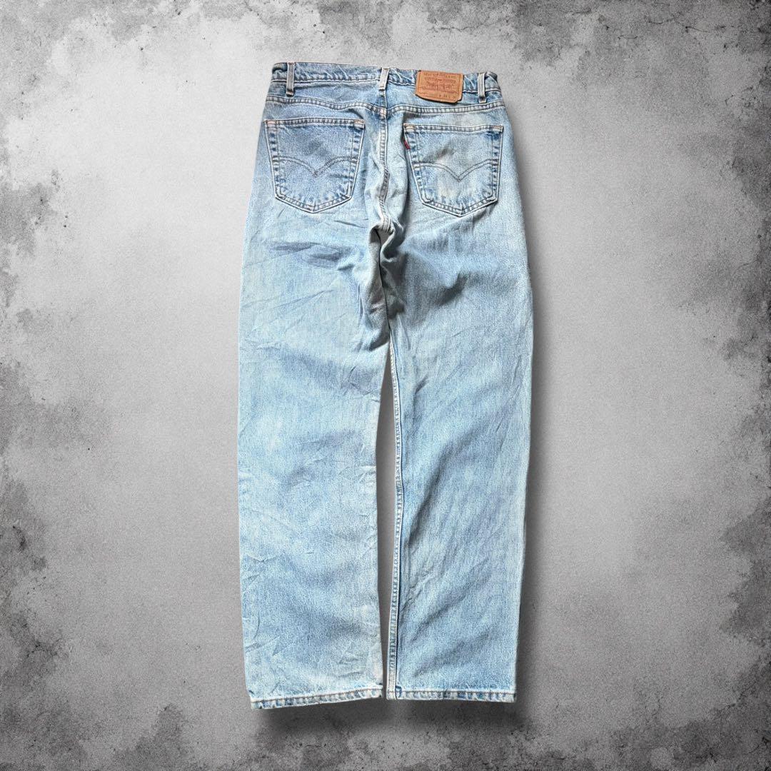 90s USA製 Levis リーバイス505 ヴィンテージブルーデニム W34