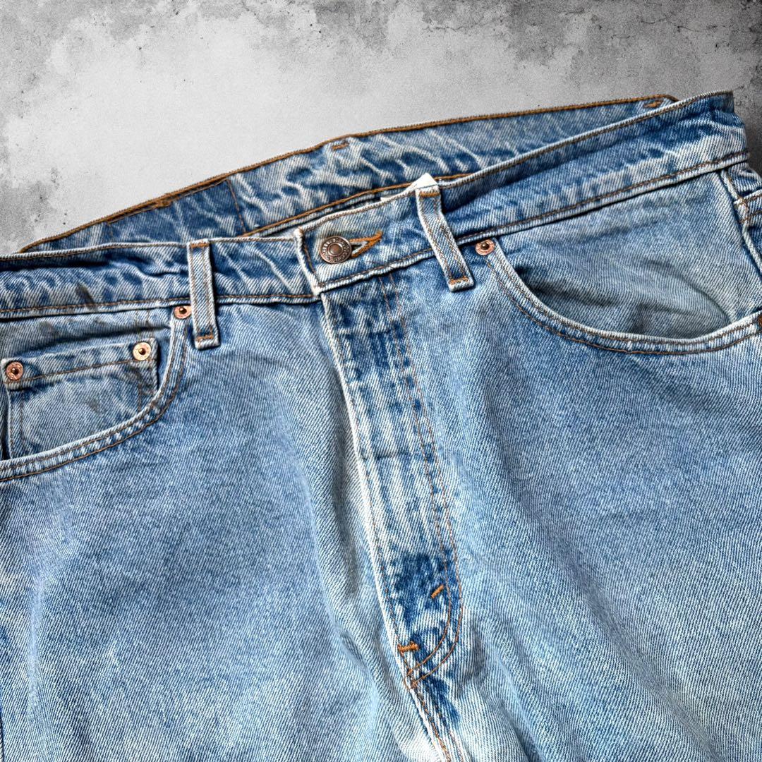 90s USA製 Levis リーバイス505 ヴィンテージブルーデニム W34