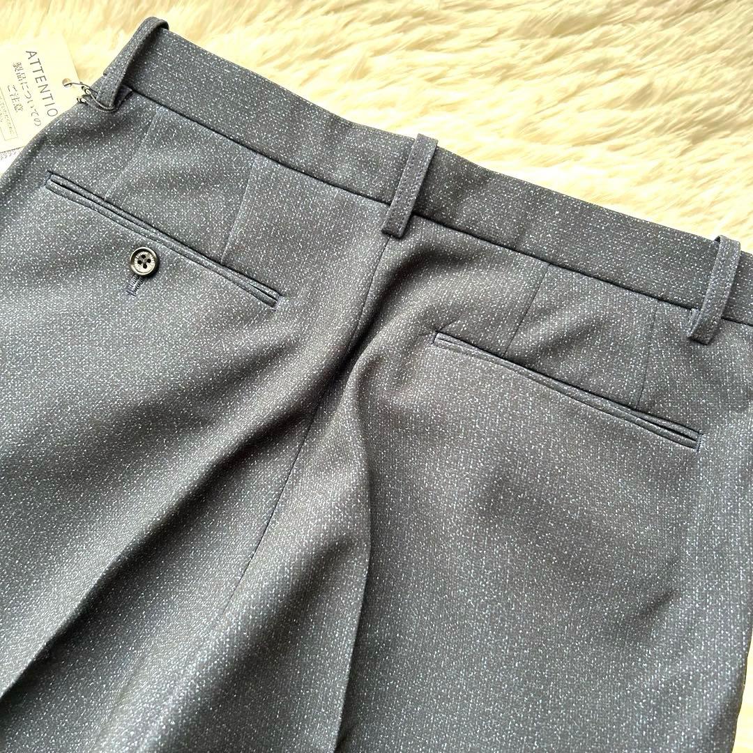し*ん様 タケオキクチ Down Fabric スラックス パンツ スーツ ネイ