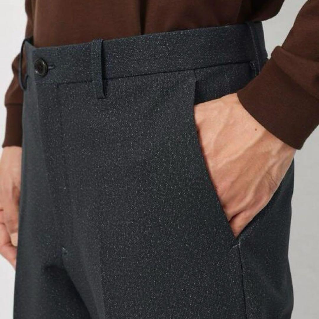 し*ん様 タケオキクチ Down Fabric スラックス パンツ スーツ ネイ