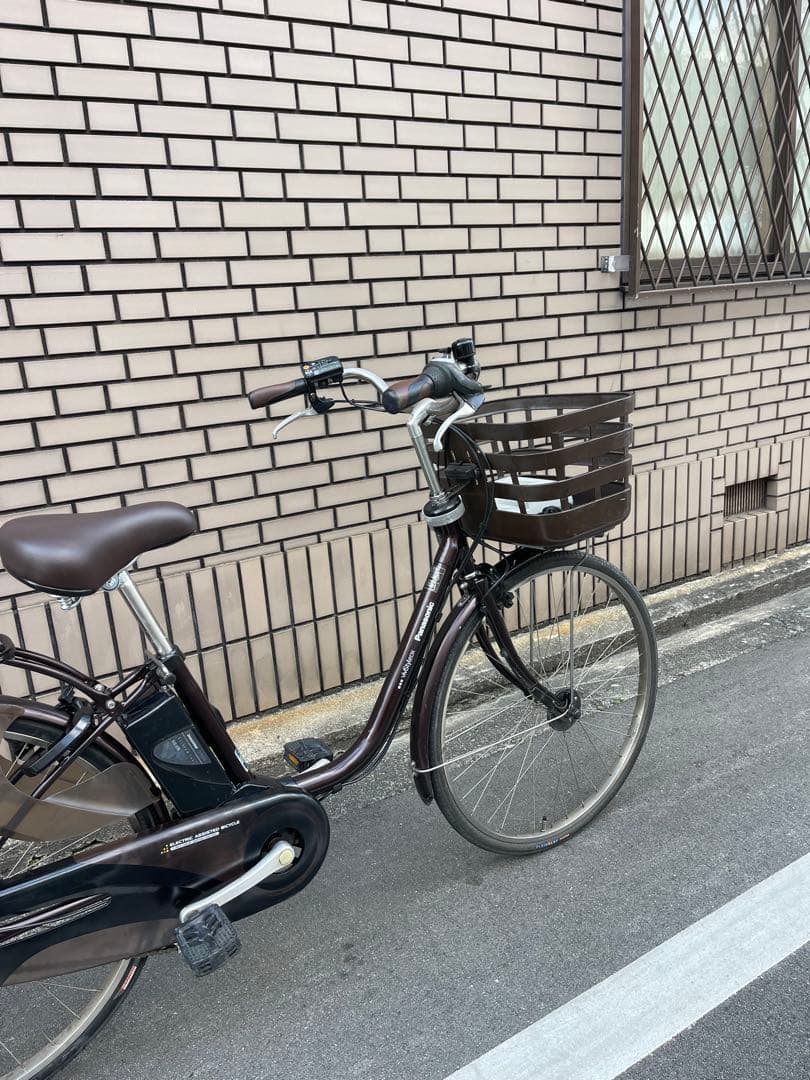「防犯登録込み」8.9ahパナソニック電動アシスト自転車26インチ