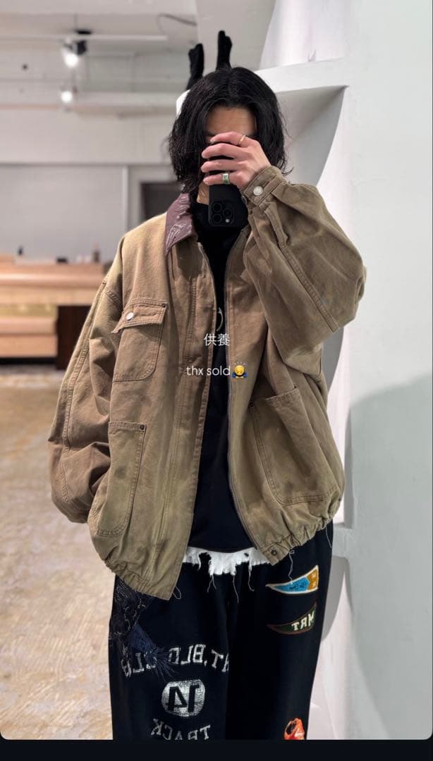 ジャケット・アウター SULFUR DYED OXFORD VINTAGE JACKET S